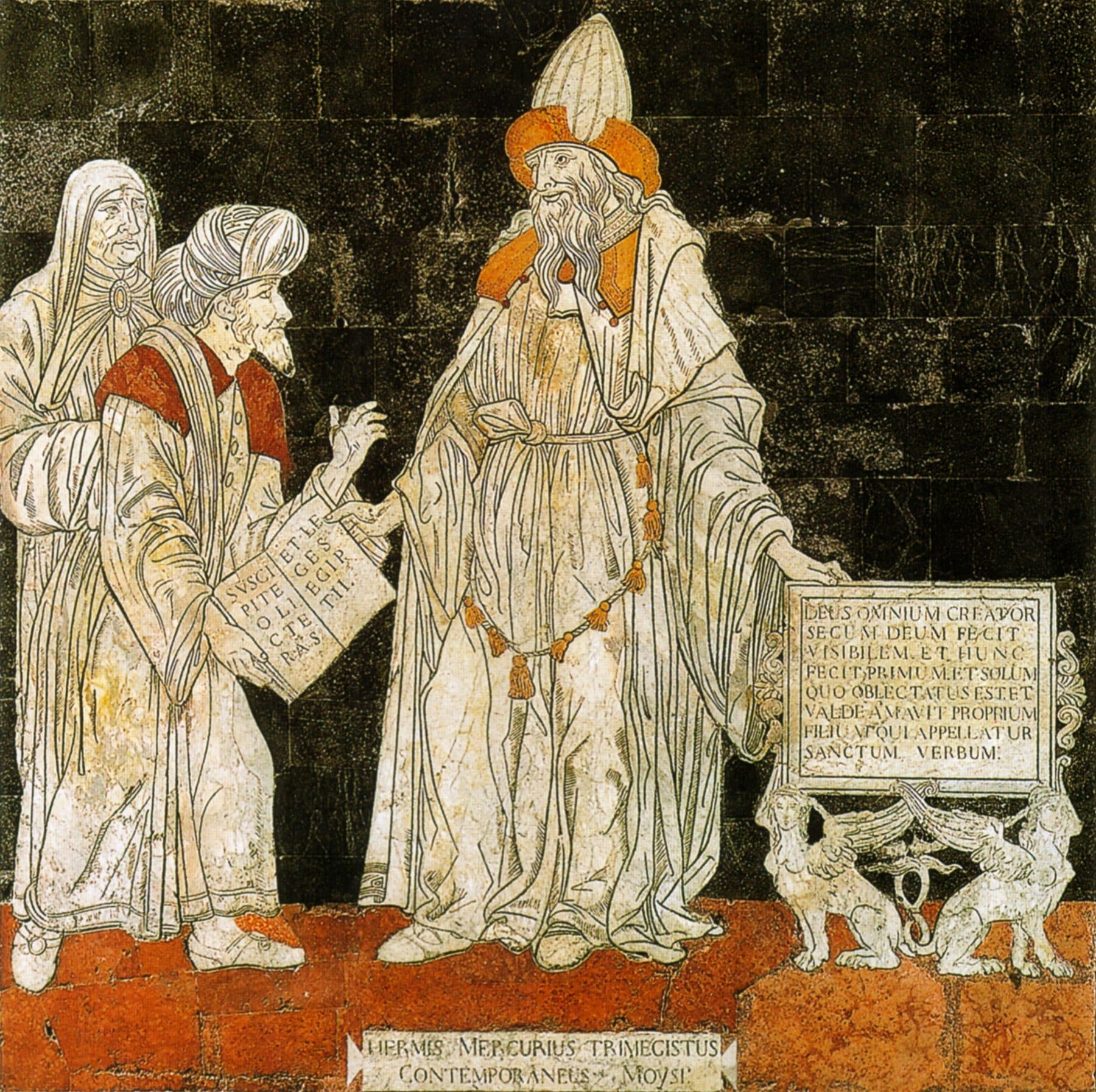 Hermes Trismegistus, marble floor of Siena Cathedral
