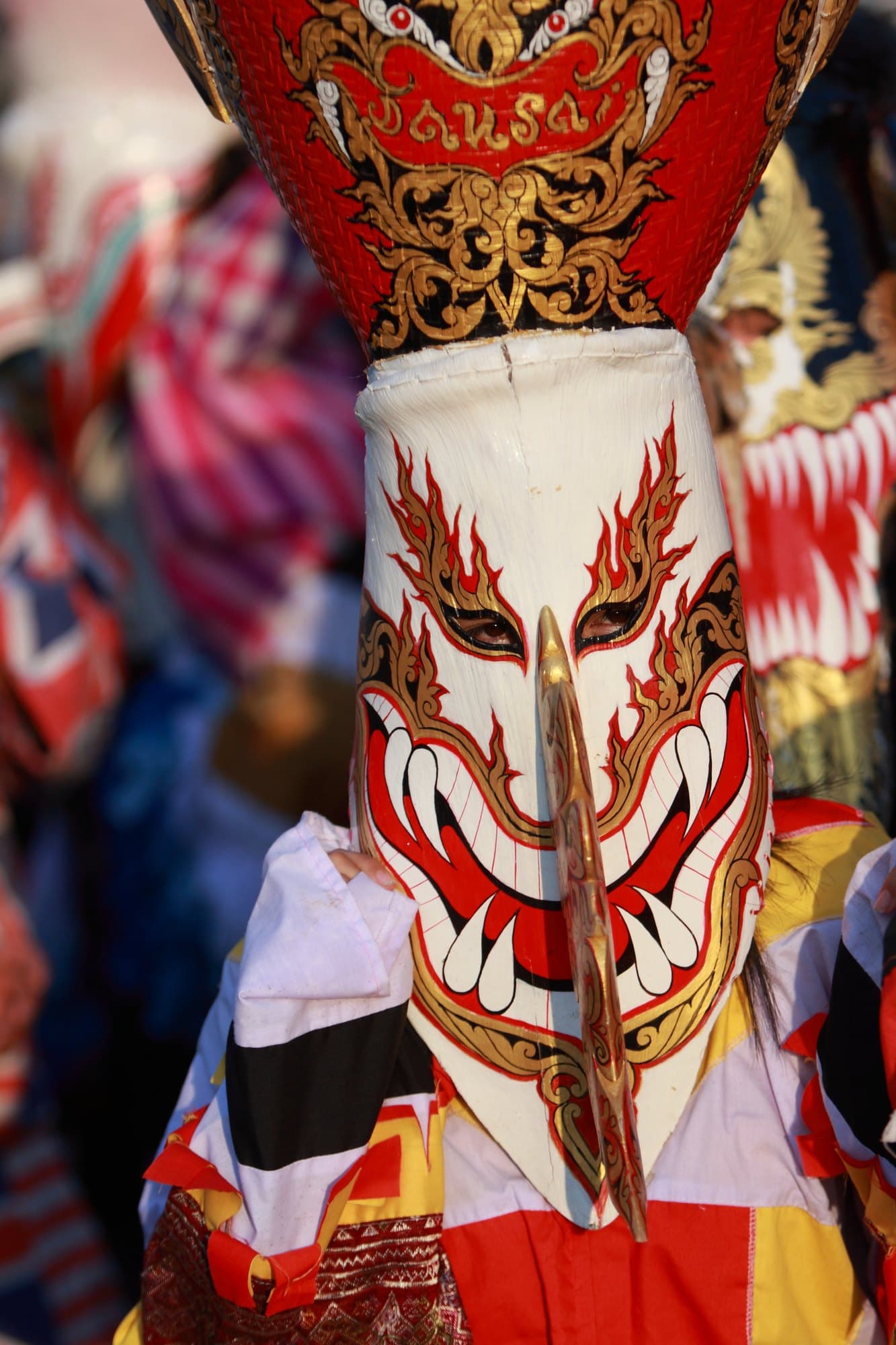 ผีตาโขน เทศกาลผีแห่งด่านซ้าย ประเทศไทย ภาพ: Surakrit, CC BY-SA 3.0